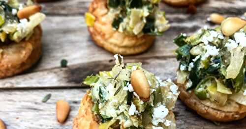 Mes tartes croustillantes au poireau