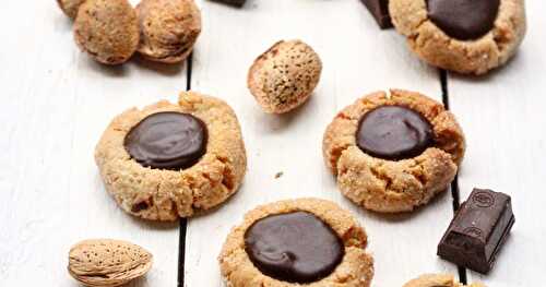 Mes thumbprints au chocolat