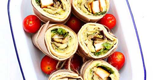 Mes wraps aux légumes grillés