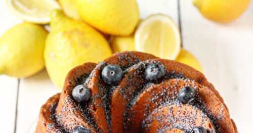 Mon bundt cake citron/gingembre