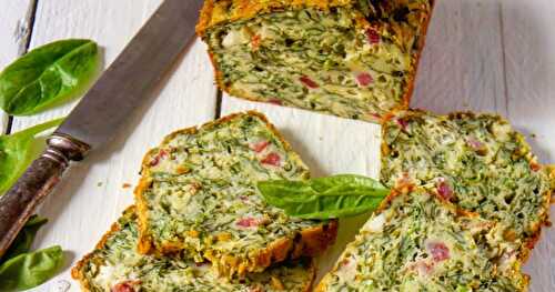 Mon cake épinards/feta