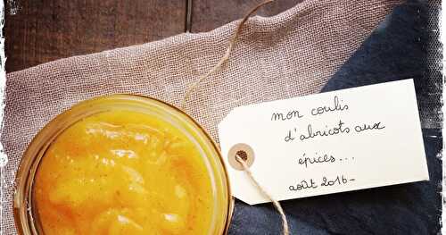 Mon coulis d'abricots (recette fourmilienne nº3)