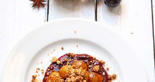 Mon crumble aux prunes