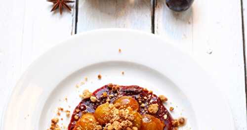 Mon crumble aux prunes