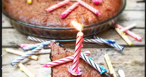 Mon gâteau d'anniv' choco/noisettes