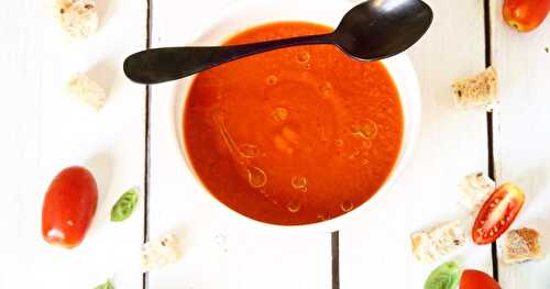 Mon gazpacho tomate/poivron