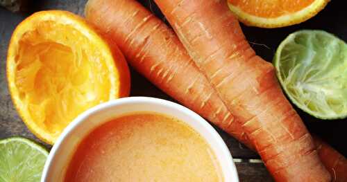 Mon jus de carotte (recette vitaminée)