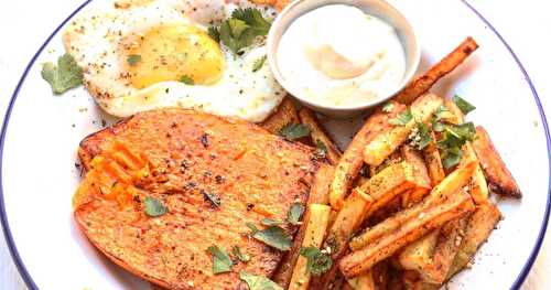 Mon steak/frites végétarien