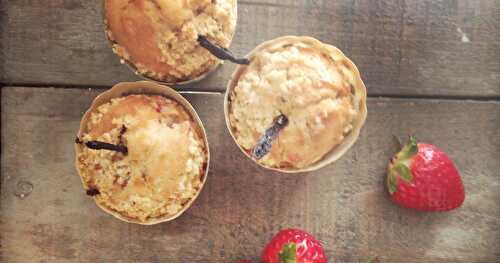 Muffins à la fraise (ode aux fraises de Dolors)