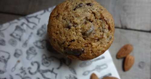Muffins poire/amande/ chocolat