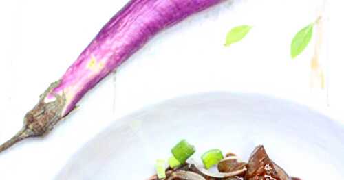 Nos aubergines comme au resto  chinois