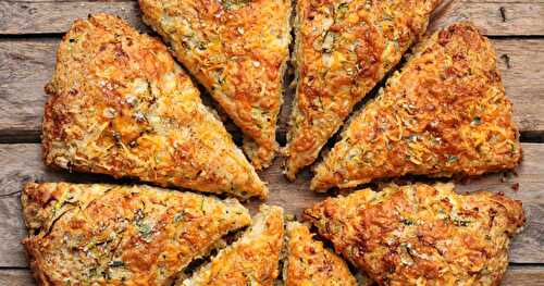 Nos scones aux courgettes et au fromage