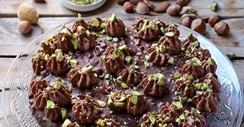 Notre gâteau au chocolat comme un rocher