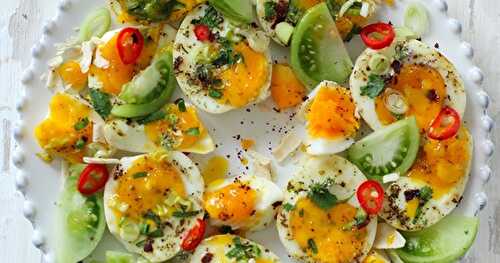 Notre salade oeufs et tomates