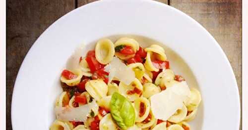 Orecchiette aux tomates crues