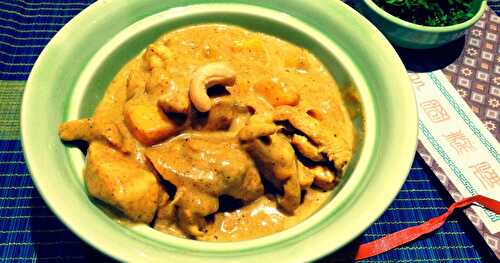 Poulet au curry à la mangue