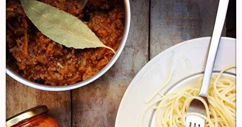 Sauce bolognaise (à ma façon)