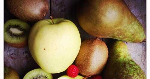 Smoothie aux fruits verts et framboises