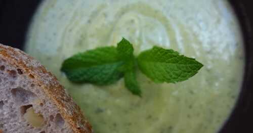 Soupe de courgettes