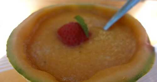 Soupe de melon 