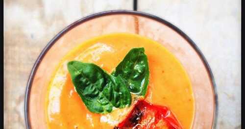 Soupe de tomates confites