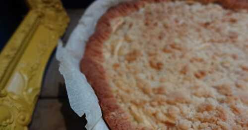 Tarte aux pommes et streusel