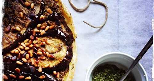 Tarte tartin aux aubergines