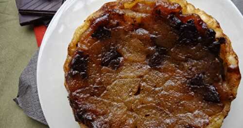 Tarte tatin poire/chocolat