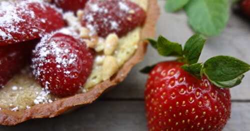 Tartelettes fraises/pistache