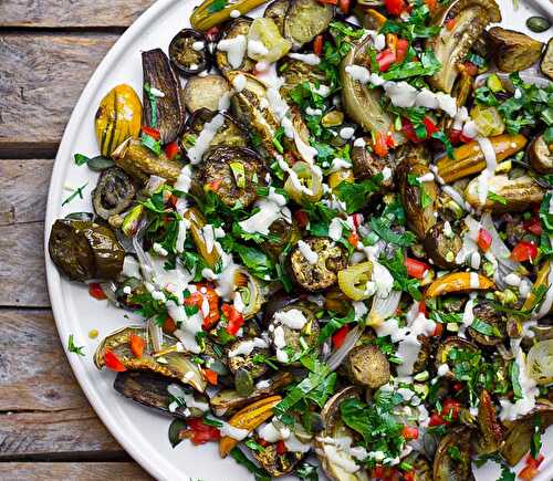 Ma salade d'aubergines rôties