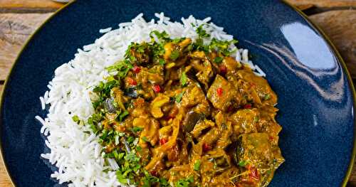 Mon curry d'aubergines