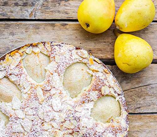 Mon gâteau poires/ amandes