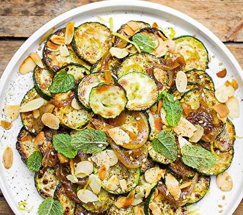 Ma salade de courgettes grillées