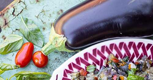 Ma salade d'aubergine