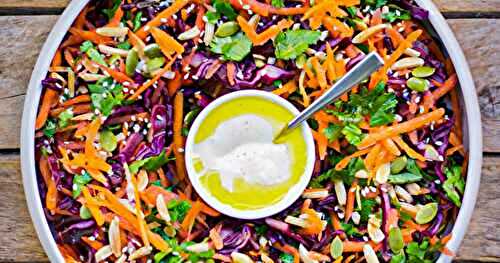 Mon coleslaw au chou rouge