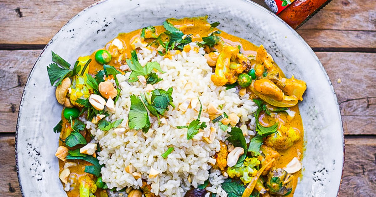 Mon curry rouge au chou-fleur