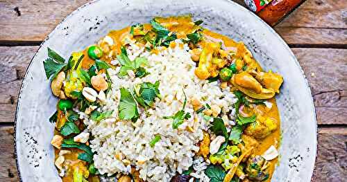 Mon curry rouge au chou-fleur