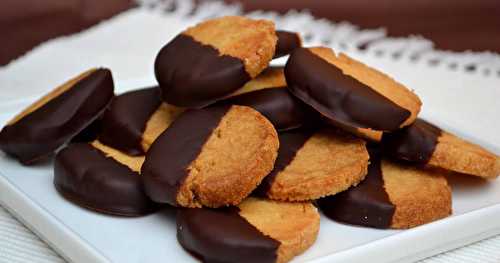 Biscuits sablés au beurre et chocolat