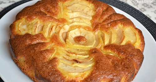 Gâteau aux pommes à la cassonade