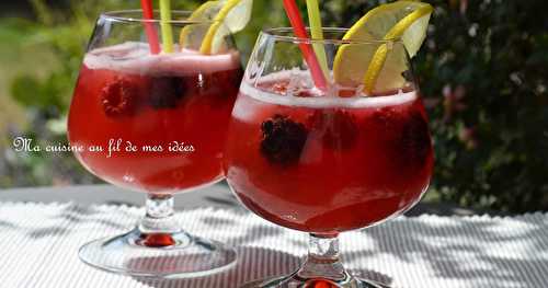 Limonade aux mûres et framboises