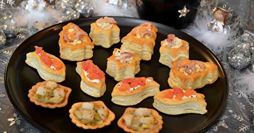 Menu Noël : petits feuilletés apéritifs variés {avec Prêtàgarnir ! }