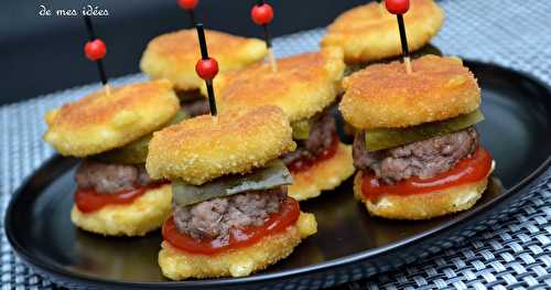 Minis burgers de Babybel panés {pour petits et... grands gourmands}