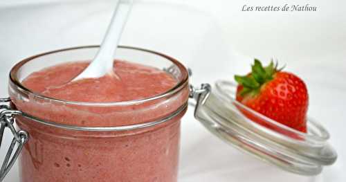 Mousse fraise et banane ... tout simplement !