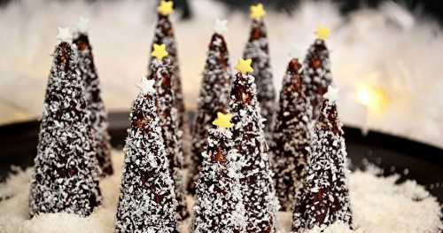 Noël : forêt de sapins au chocolat et noix de coco {avec Prêtàgarnir !}