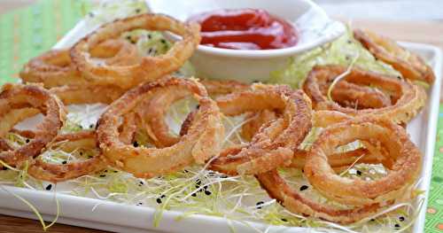 Oignons frits au paprika fumé (Onion rings)