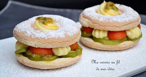 "Paris-Bresse" aux kiwis, papaye et fruit de la passion...