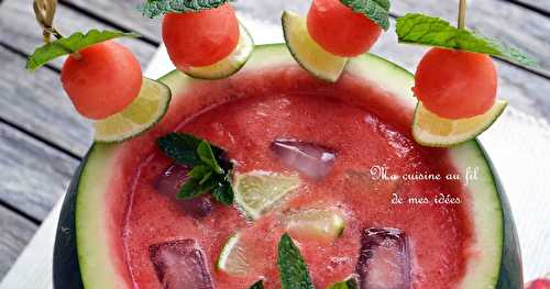 Punch mojito à la pastèque !