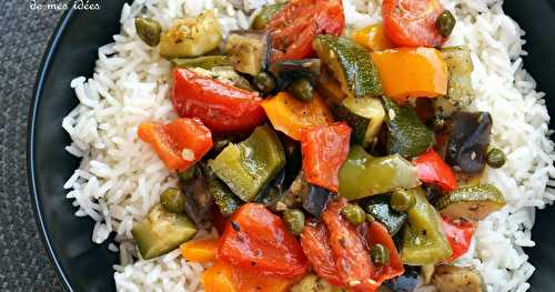 Riz et ratatouille à ma mode 