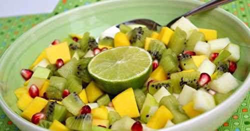 Salade de fruits exotiques, le plein de vitamines !