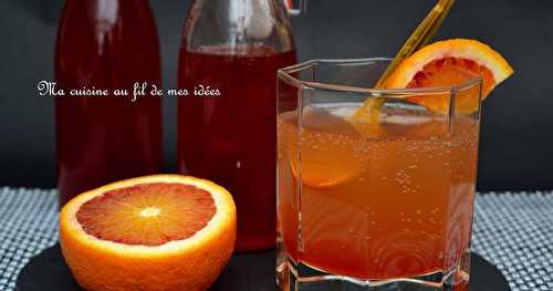 Sirop à l'orange sanguine